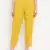 Yellow plain cotton trousers