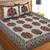 Runjhun Queen Size 100% Comfort Soft Cotton  Rajasthani Jaipuri Traditional Double Bedsheets With 2 Pillow Covers