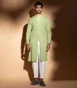 Lime Classic Silt Kurta 