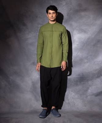 Green  Classic Shirt  2