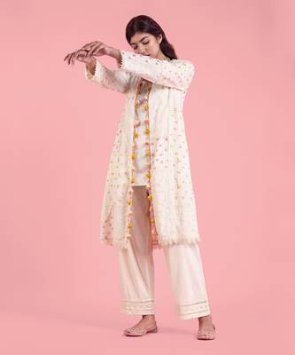Frozen Off White Patchwork Jacket 1