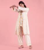 Frozen Off White Patchwork Jacket