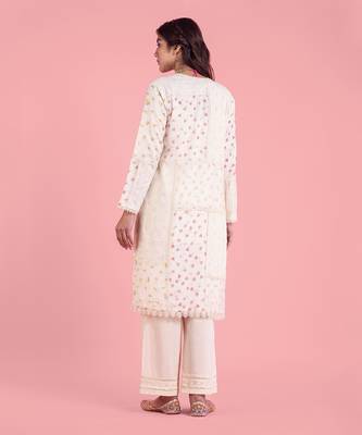 Frozen Off White Patchwork Jacket 2