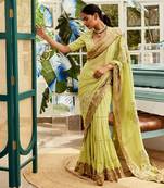 Green Saree