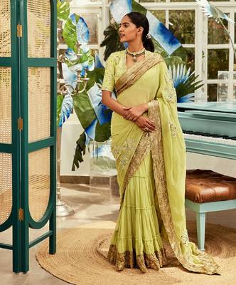 Green Saree 2