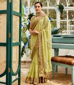 Green Saree