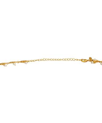 Threads Of Lotus Delicate Waistbelt In White Enamel 2