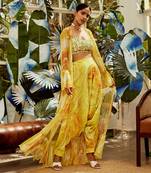 Yellow Dhoti Set