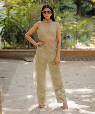 Olive Mesh Pant 1