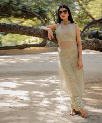 Olive Mesh Pant 2
