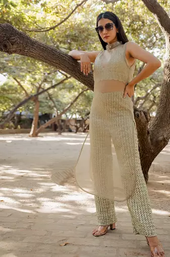 Olive Mesh Pant