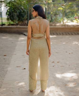 Olive Mesh Pant 4