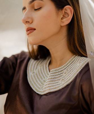 Brown  Embroidered Lehenga 4