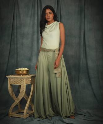 Green Roxann Jumpsuit 1