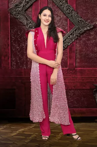 Pink Samaira Jumpsuit