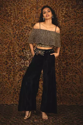 Blue Rajkumari Pant Set