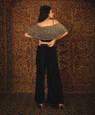 Blue Rajkumari Pant Set 3