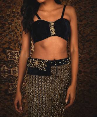 Blue Shehzadi Pant Set 5