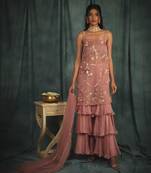 Pink Alice Sharara Set