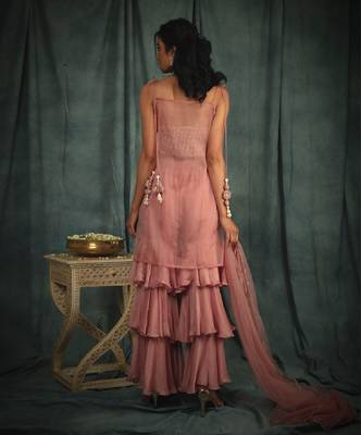 Pink Alice Sharara Set 2