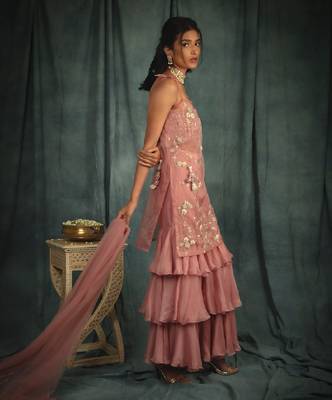 Pink Alice Sharara Set 3