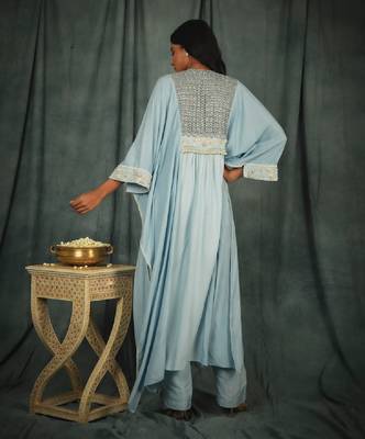 Blue Sophia Kaftan Set 2