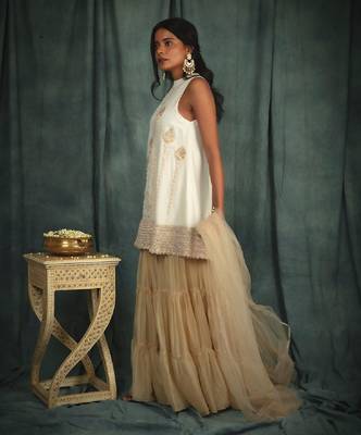 White Anahita Sharara Set 3