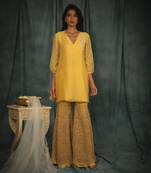 Yellow Catherine Gharara Set