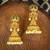 Gold ruby   jhumkas