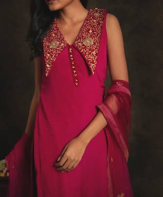 Pink Zubeida Gharara Set 4