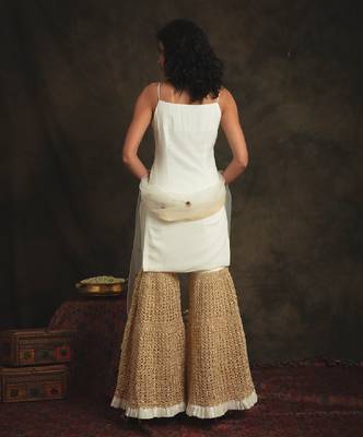 White Muskaan Sharara Set 2