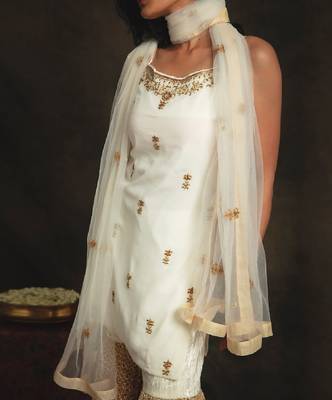 White Muskaan Sharara Set 4