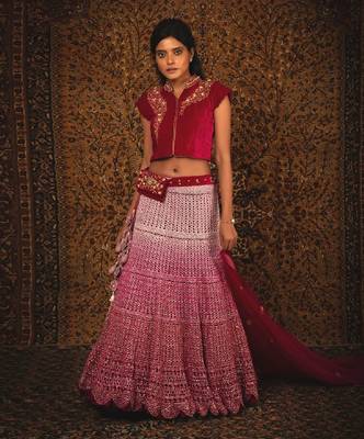 Pink Begum Lehenga Set 1