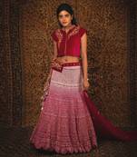 Pink Begum Lehenga Set