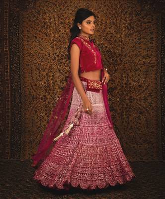 Pink Begum Lehenga Set 3