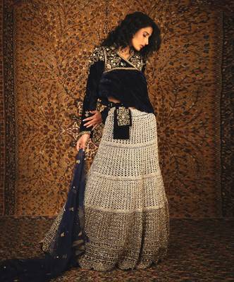 Blue Rani Lehenga Set 3