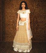 White Maharani Skirt Set