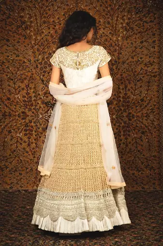 White Maharani Skirt Set