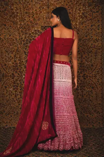 Pink Sultana Lehenga Set