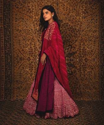 Pink Sultana Lehenga Set 4