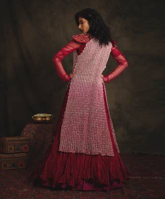 Pink Padmavati Lehenga Set 2
