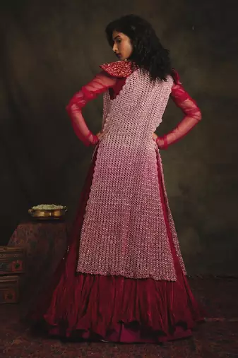 Pink Padmavati Lehenga Set