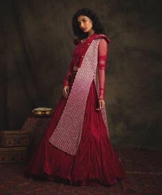 Pink Padmavati Lehenga Set 3