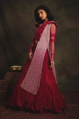 Pink Padmavati Lehenga Set