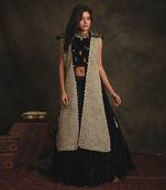 Blue Padmini Skirt Set