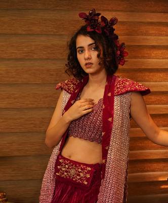 Pink Adah Skirt Set 1