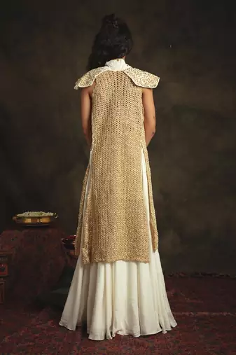 White Afreen Lehenga Set