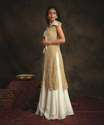White Afreen Lehenga Set 3