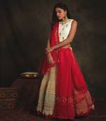 Red Rajeshwari Lehenga Set