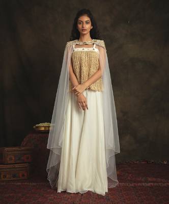 White Razia Sharara Set 1